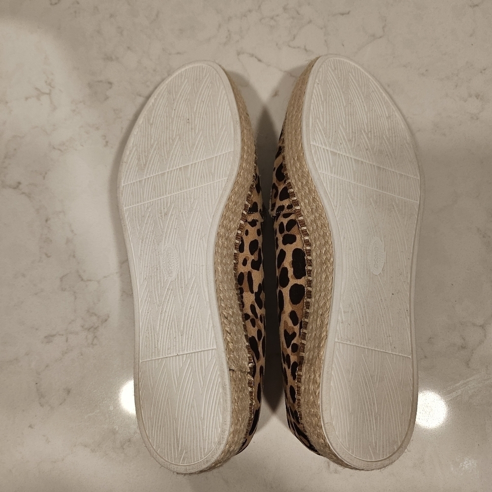 Dr. Scholls Festival Espadrilles Slip On Cheetah Print Slip On Shoes Size 10 - Picture 8 of 10